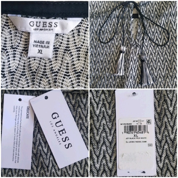 🖤 GUESS LEONA TASSEL CAMI 🖤 - Picture 4 of 8